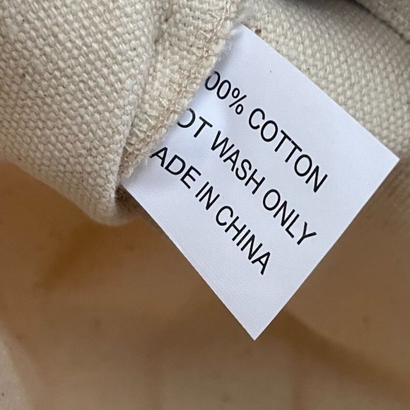 Dogeared Make Up Bag SOCIETY Zip Up Bag Cotton Donut New - Picture 9 of 10